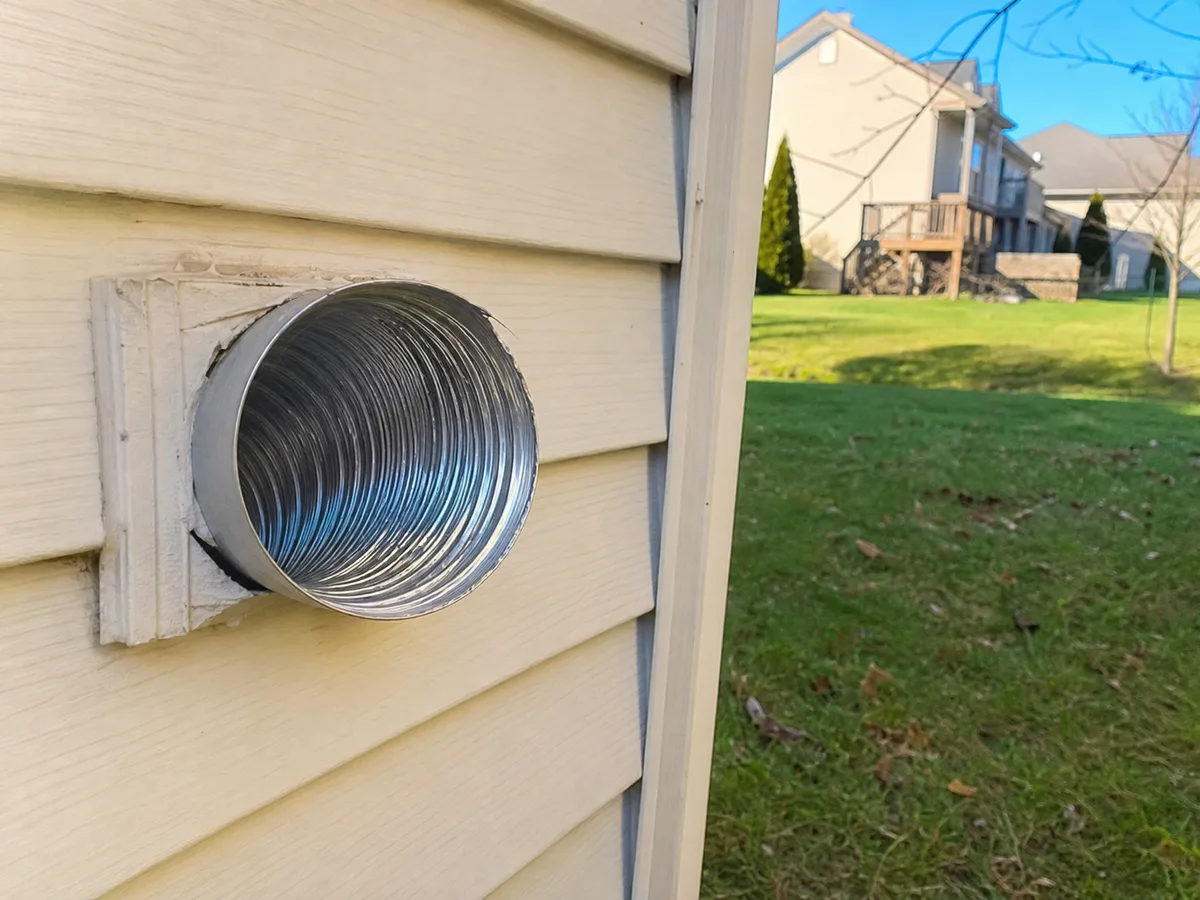 Clear dryer vent hood back in service — completed job in Denver, CO